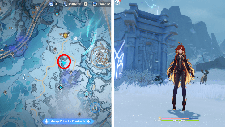 Fellfrost Peak Shrine of Depth Snezhnaya Location