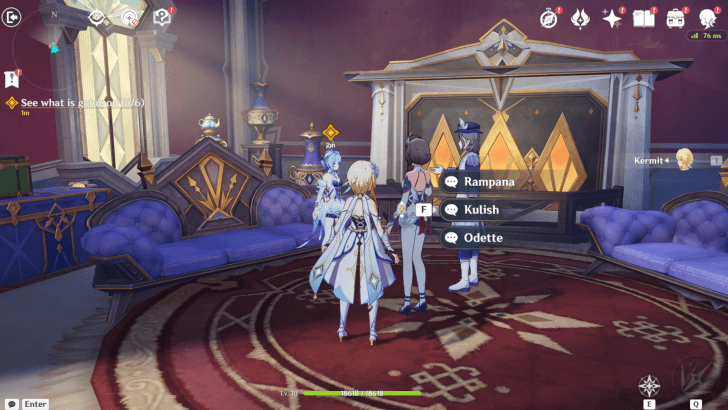Genshin The White Curtain Falls See What Is Going On