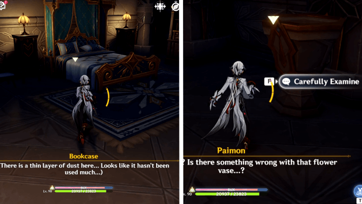 House of the Soulless Investigate the room