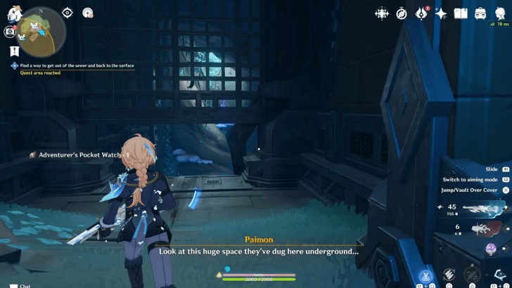 going to the first room