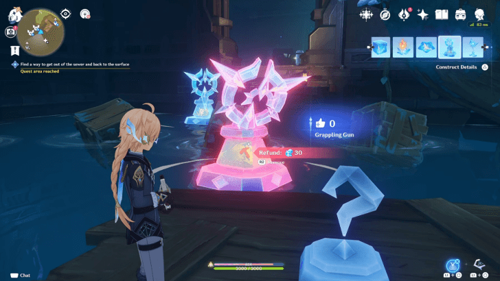 removing the Grappling Gun