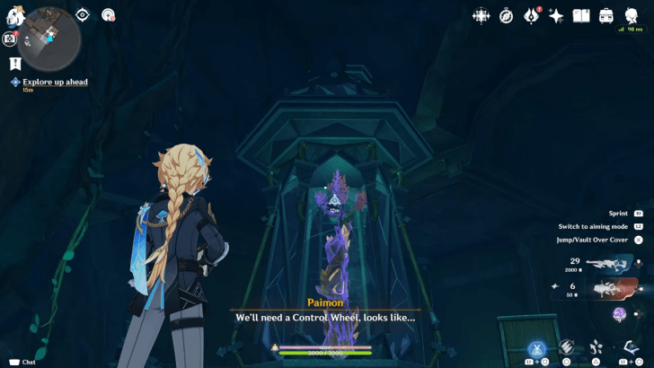 control wheel on the Leshy