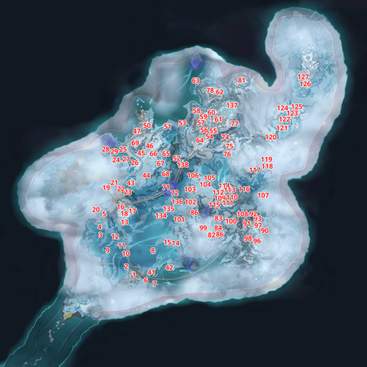 Genshin - Cryoculus Map 7.0
