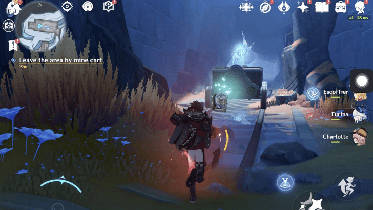 Leave the Area by Mine Cart