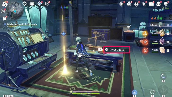To Gaze Upon the Dreaming Pale Crown - Investigate the Scale