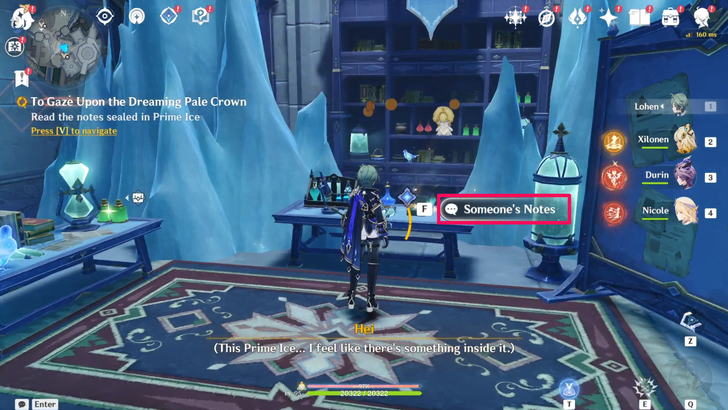 To Gaze Upon the Dreaming Pale Crown - Read Notes Sealed in Prime Ice