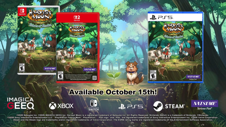 Harvest Moon Echoes of Teradea new release date