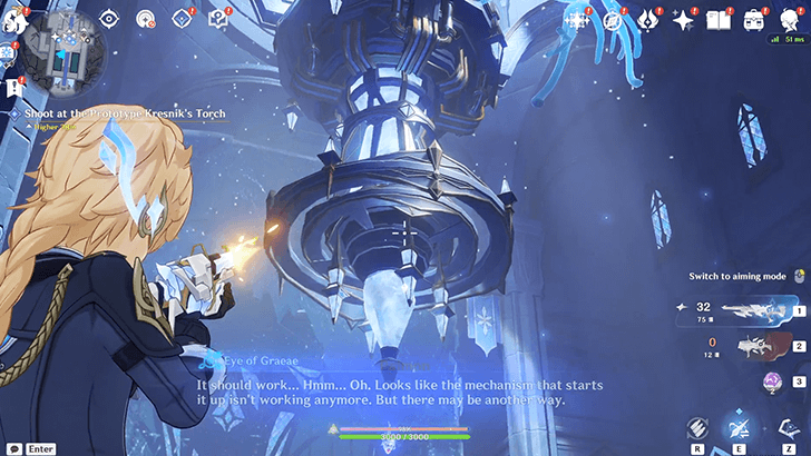 Shoot at the Prototype Kresnik Torch