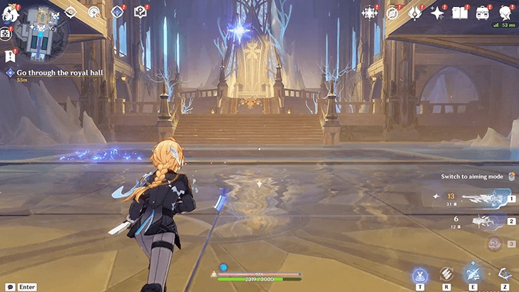 Go Through the Royal Hall