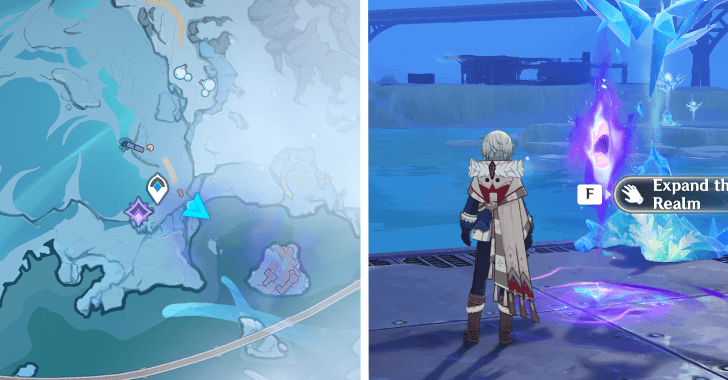 Genshin Impact - Floating Base Shadow Realm Location