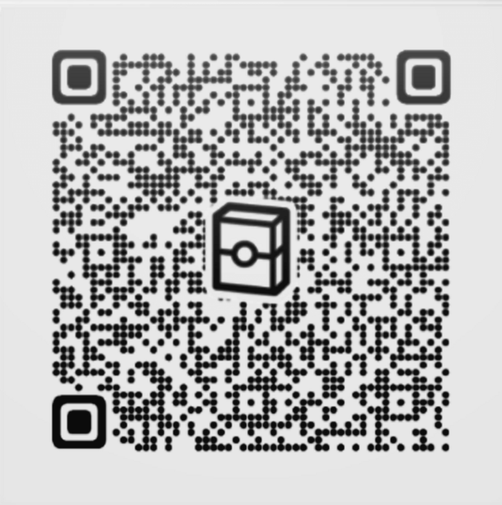 Terapagos ex and Darkrai Deck 2D Pattern QR Code