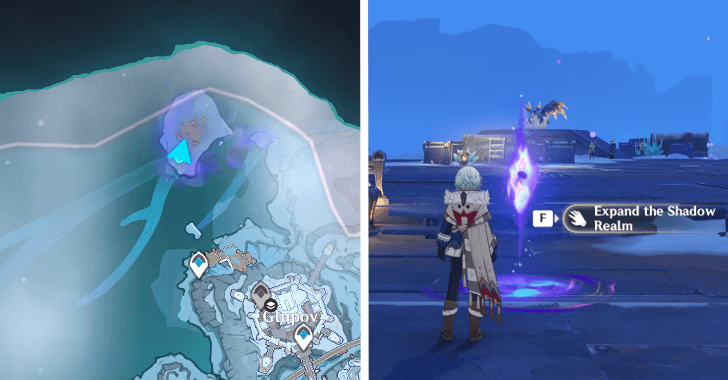 Genshin Impact - Facility Shadow Realm Location