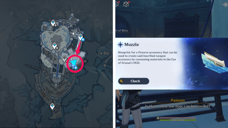 Genshin Impact - Grenade Launcher Muzzle Location