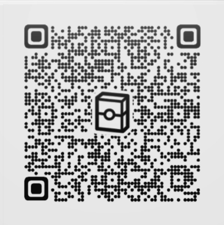 Mega Lucario ex and Lucario Deck 2D Pattern QR Code