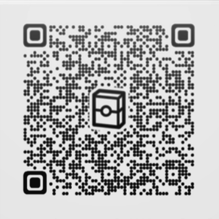 Mega Lucario ex and Darkrai Deck 2D Pattern QR Code