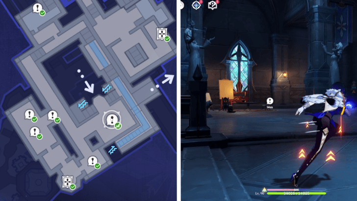 Genshin Impact - House of Hesperides Entertainment - Misaligned Statues Location