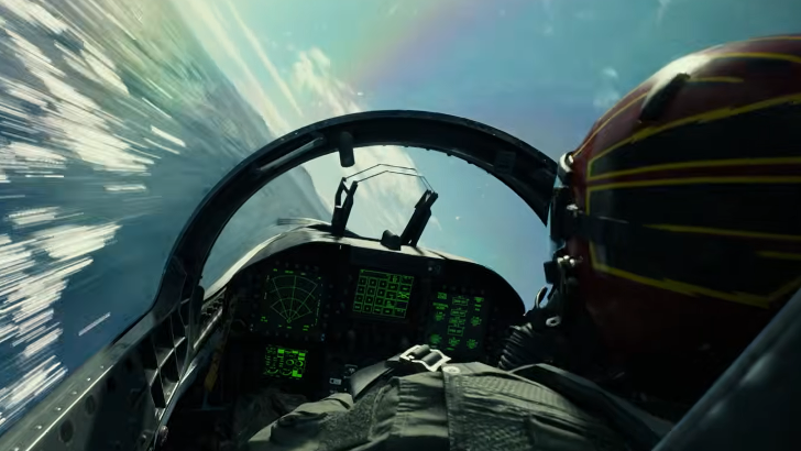 battlefield x top gun pilot in cockpit