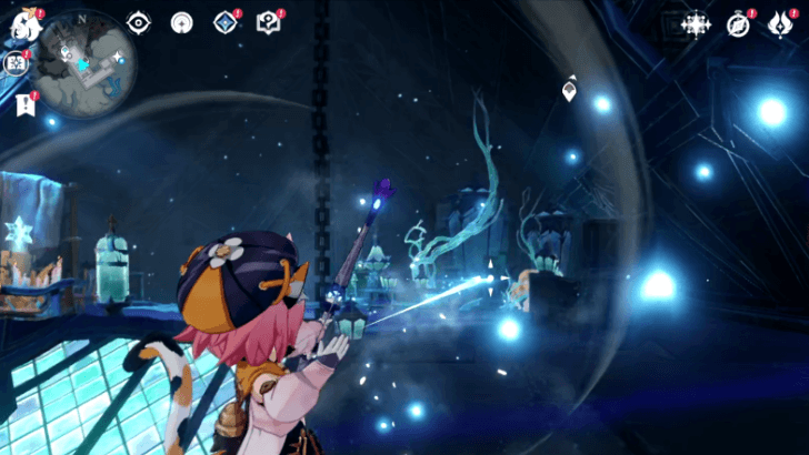 Genshin Impact - House of Hesperides Entertainment - Suspicious Ceiling Cryo Monument 3