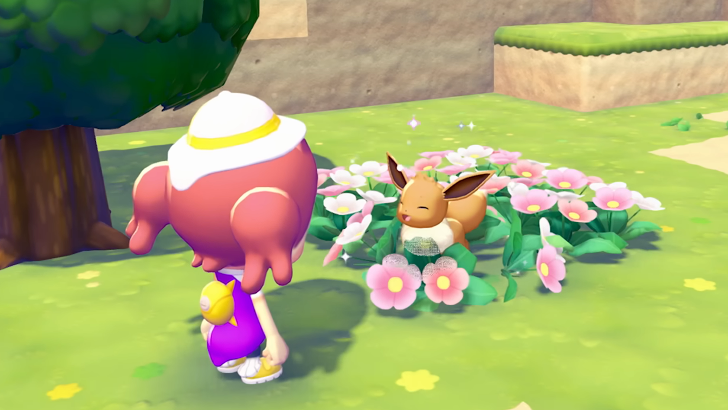 pokemon pokopia ditto greeting eevee