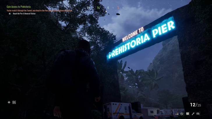 Welcome to Prehistoria sign