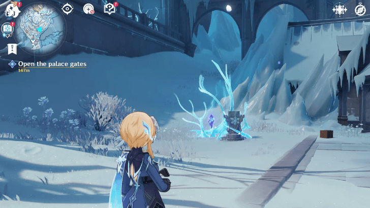 Genshin Impact - White Birch Snowgrave - Exquisite Chest in Courtayard 2