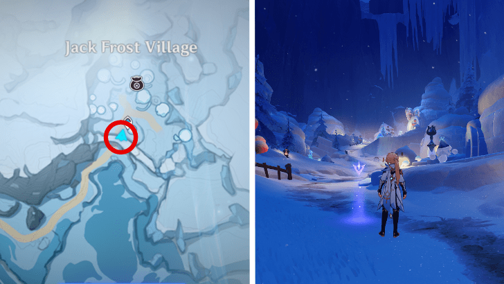 Genshin - Viewpoint in Fellfrost Peak