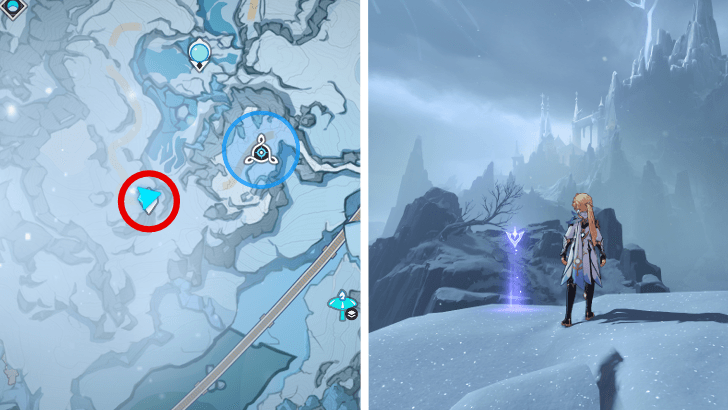 Genshin - Viewpoint in Fellfrost Peak