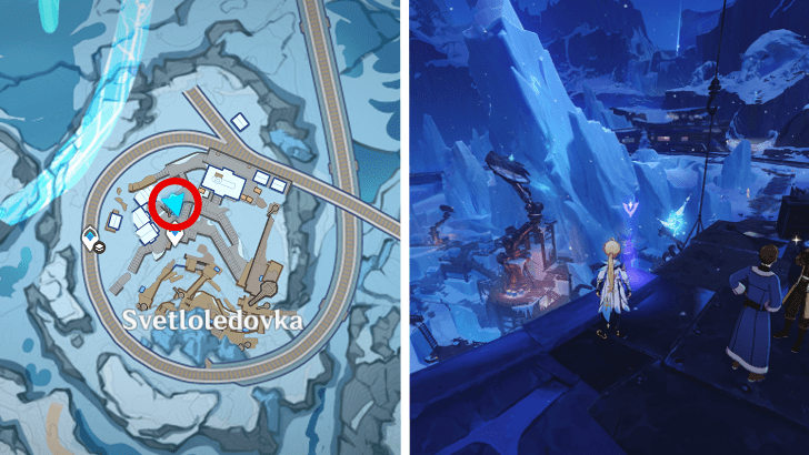 Genshin - Viewpoint in Everfrozen Earth
