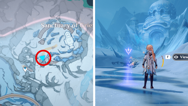 Genshin - Viewpoint in Everfrozen Earth