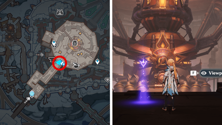 Genshin - Viewpoint in Everfrozen Earth