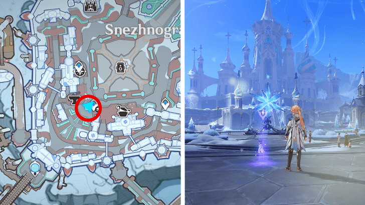 Genshin - Viewpoint in Everfrozen Earth