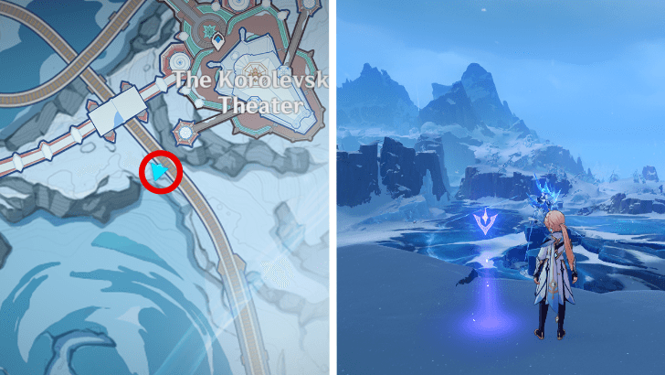 Genshin - Viewpoint in Everfrozen Earth