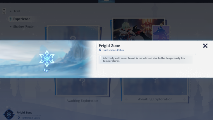 Frigid Zone Tooltip