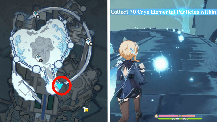 Genshin Impact - White Birch Snowgrave - Secret Time Trial Location