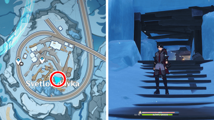 Genshin Impact Fellfrost Peak Shadow Realm Vault Location