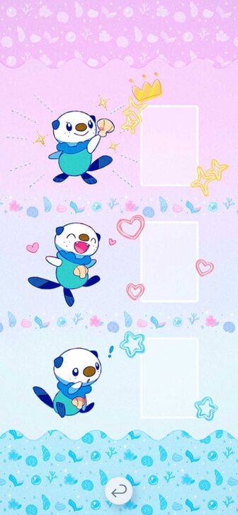Oshawott Backdrop Display Board Backdrop