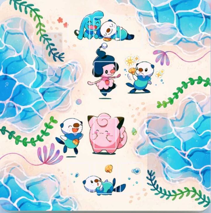 Pokemon TCG Pocket  Oshawott Playmat Image