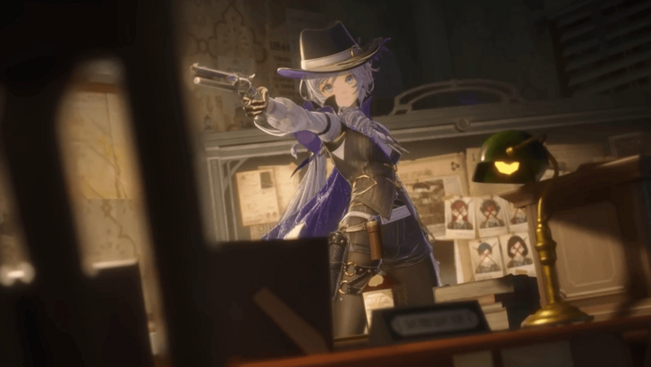 Detective warning shot