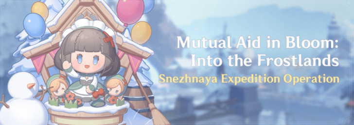 Genshin Impact - Mutual Aid in Bloom Into the Frostlands Event