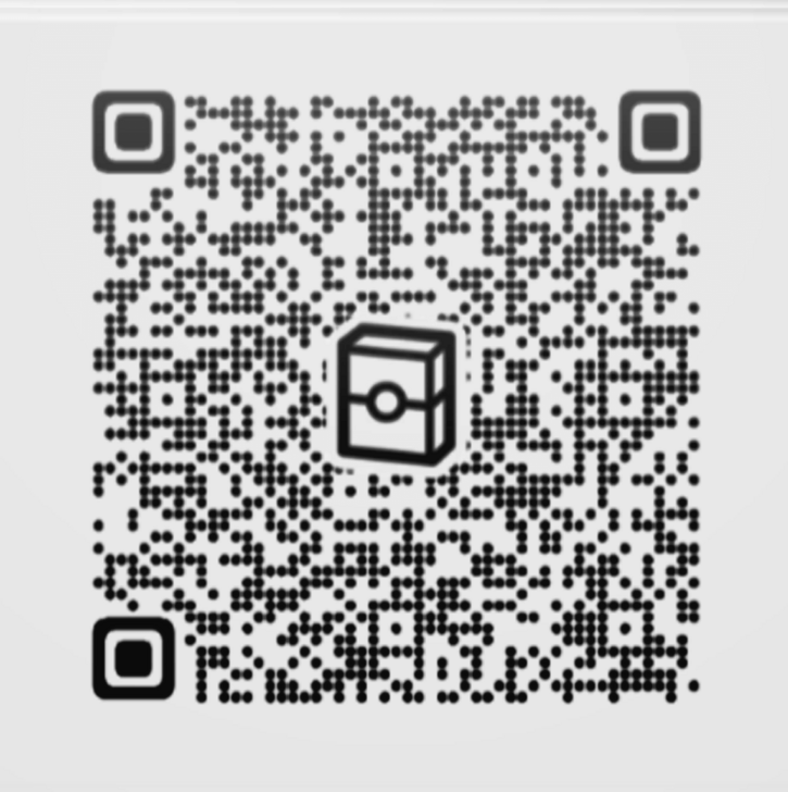 Toxtricity ex and Jolteon ex Deck 2D Pattern QR Code