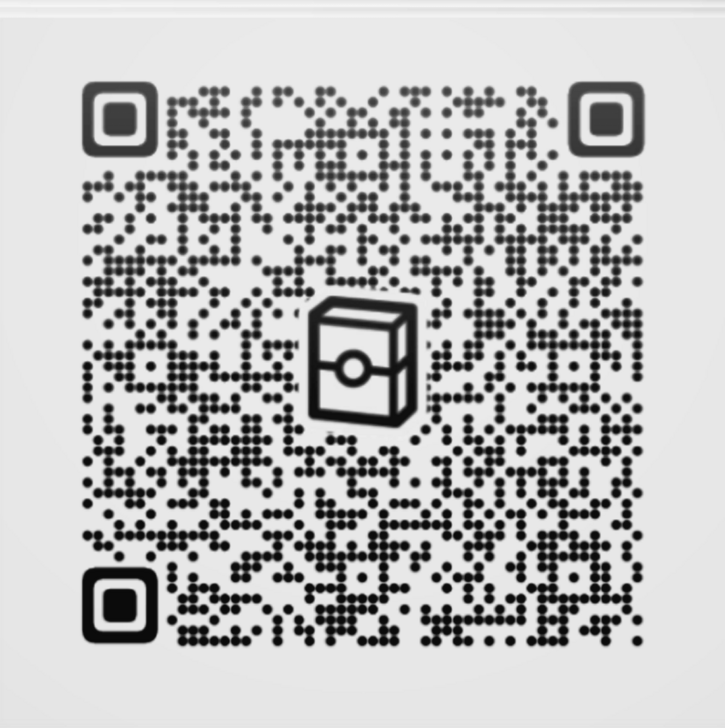 Blacephalon ex and Hearthflame Mask Ogerpon Deck 2D Pattern QR Code