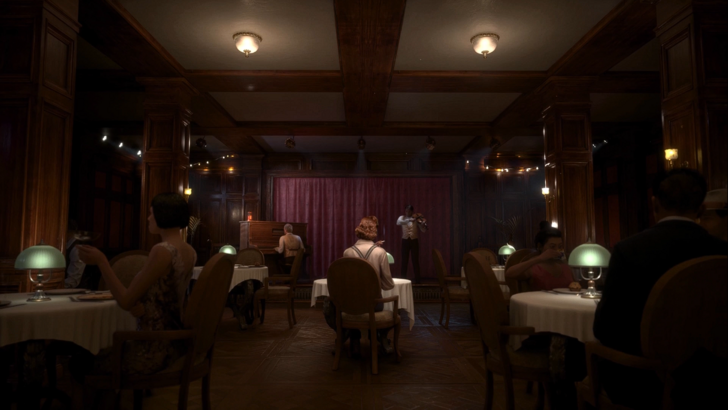 the sinking city 2 faye in a speakeasy