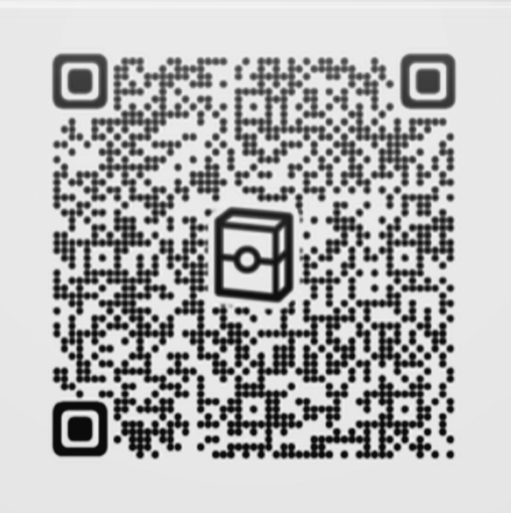 Mega Venusaur ex and Leafeon ex Deck 2D Pattern QR Code