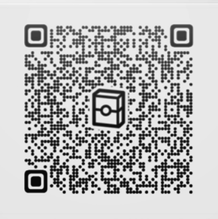 Mega Blaziken ex and Entei ex Deck 2D Pattern QR Code