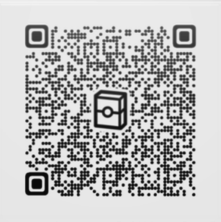 Mega Absol ex and Pom-Pom Oricorio Deck 2D Pattern QR Code