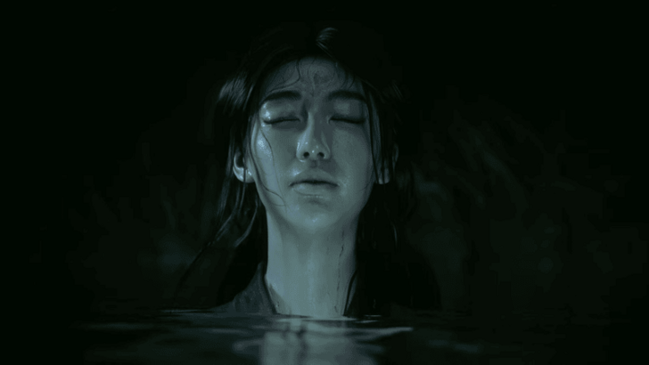 Drowned woman ghost