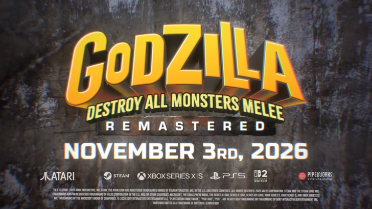 Godzilla Destroy All Monsters Melee Remastered release date