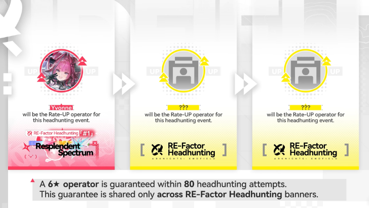 Arknights Endfield - RE-Factoring Headhunting Guaranteed 6-Star in 80