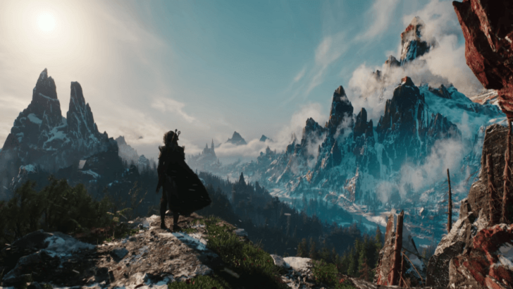 Ciri in the open world