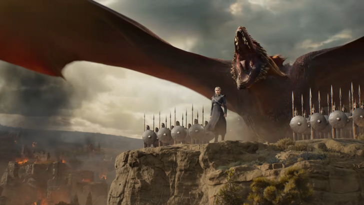 Daenerys Targaryen and Drogon